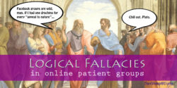 Logical Fallacies in Online Patient Groups